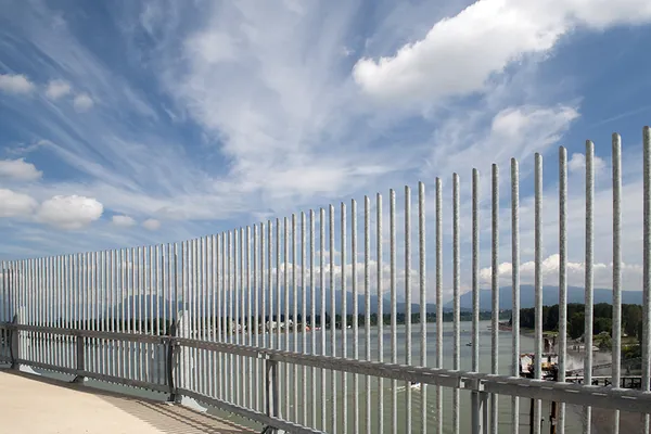 Galvanised railings – one of the fencing styles in Weston-super-Mare installed by Mr Fencer